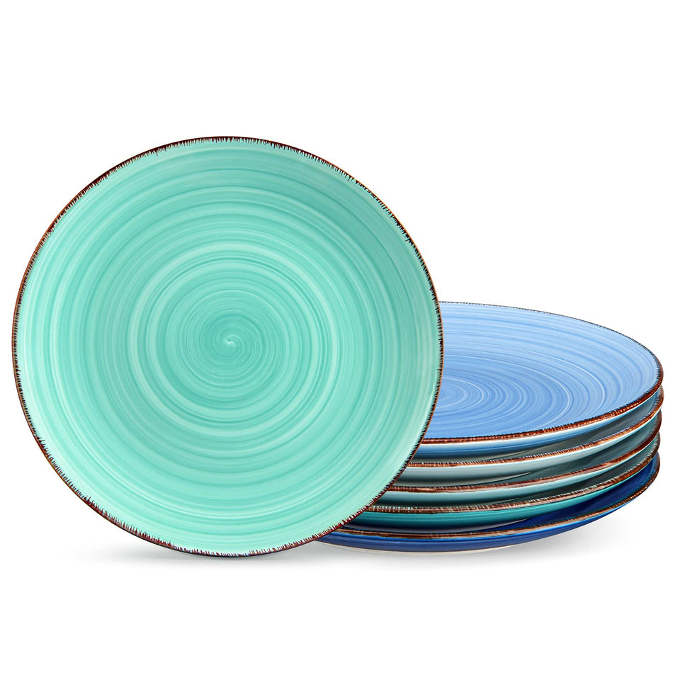 Vancasso Bonita dinner plate with colorful glaze for a vibrant table setting.