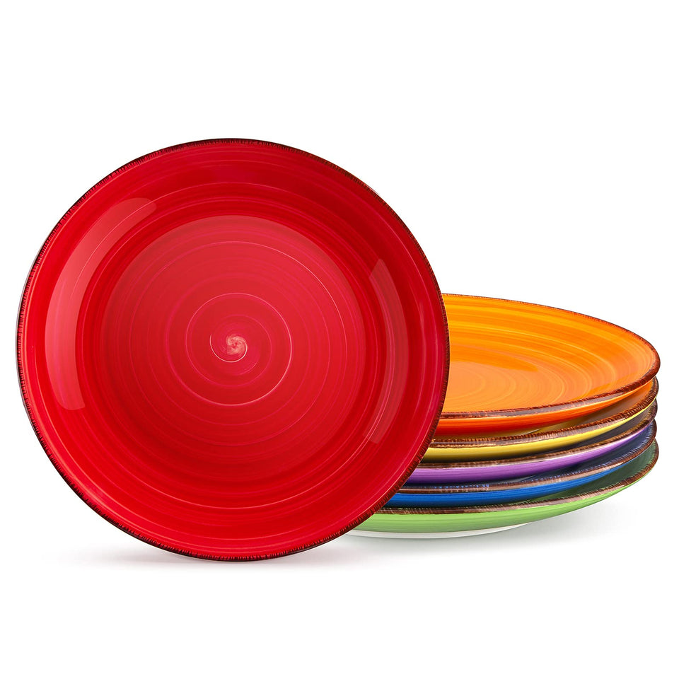 Vancasso Bonita dinner plate in a colorful setup for stylish table presentation.