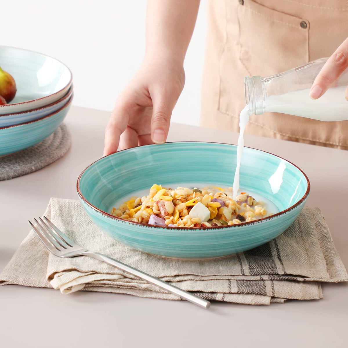 Vancasso Bonita 6-piece set ideal for dinners and parties.