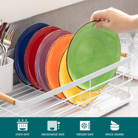 Vancasso Bonita Muticolor glaze resists fading for long-lasting color.