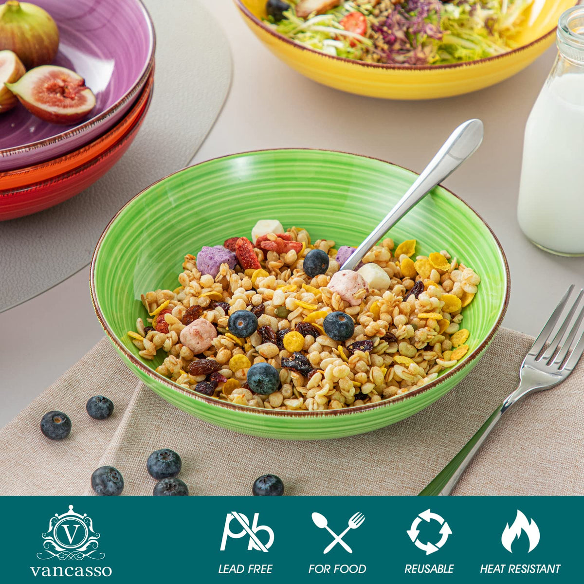 Vancasso Bonita soup bowls perfect for steaming bowls of comfort.