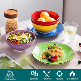 Vancasso Bonita set on table creates warm, inviting dining moments.