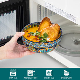 Vancasso 28-ounce bowls suitable for salads, soups, and pasta portions