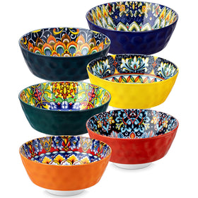 Vancasso bowls with bohemian patterns add vibrant charm to any table.