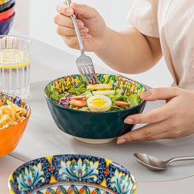 Vancasso bowls on a stylish kitchen table enhance everyday dining.