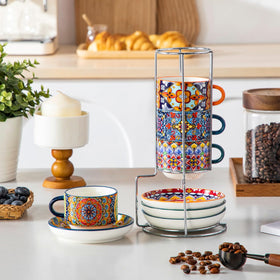 Vancasso cafe style display on a sturdy stand for counters