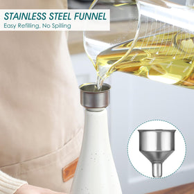 Versatile Vancasso dispenser handles oils, vinegars, and dressings