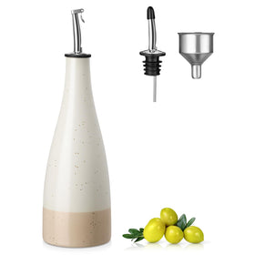 Vancasso ceramic oil dispenser with drip-free spout for mess-free countertops