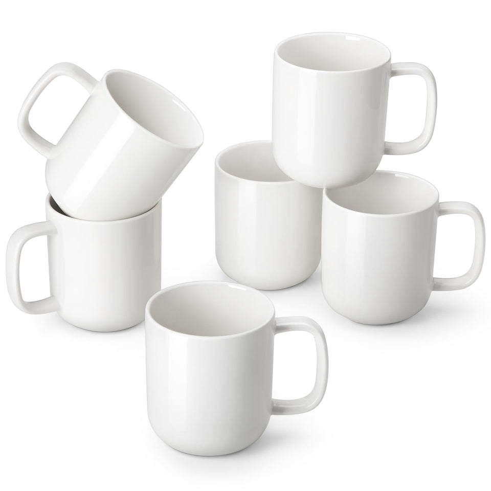 Vancasso 16oz cream white porcelain mug for everyday coffee