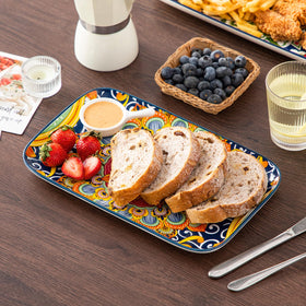 Vancasso dishwasher-safe ceramic platter simplifies cleanup after gatherings.