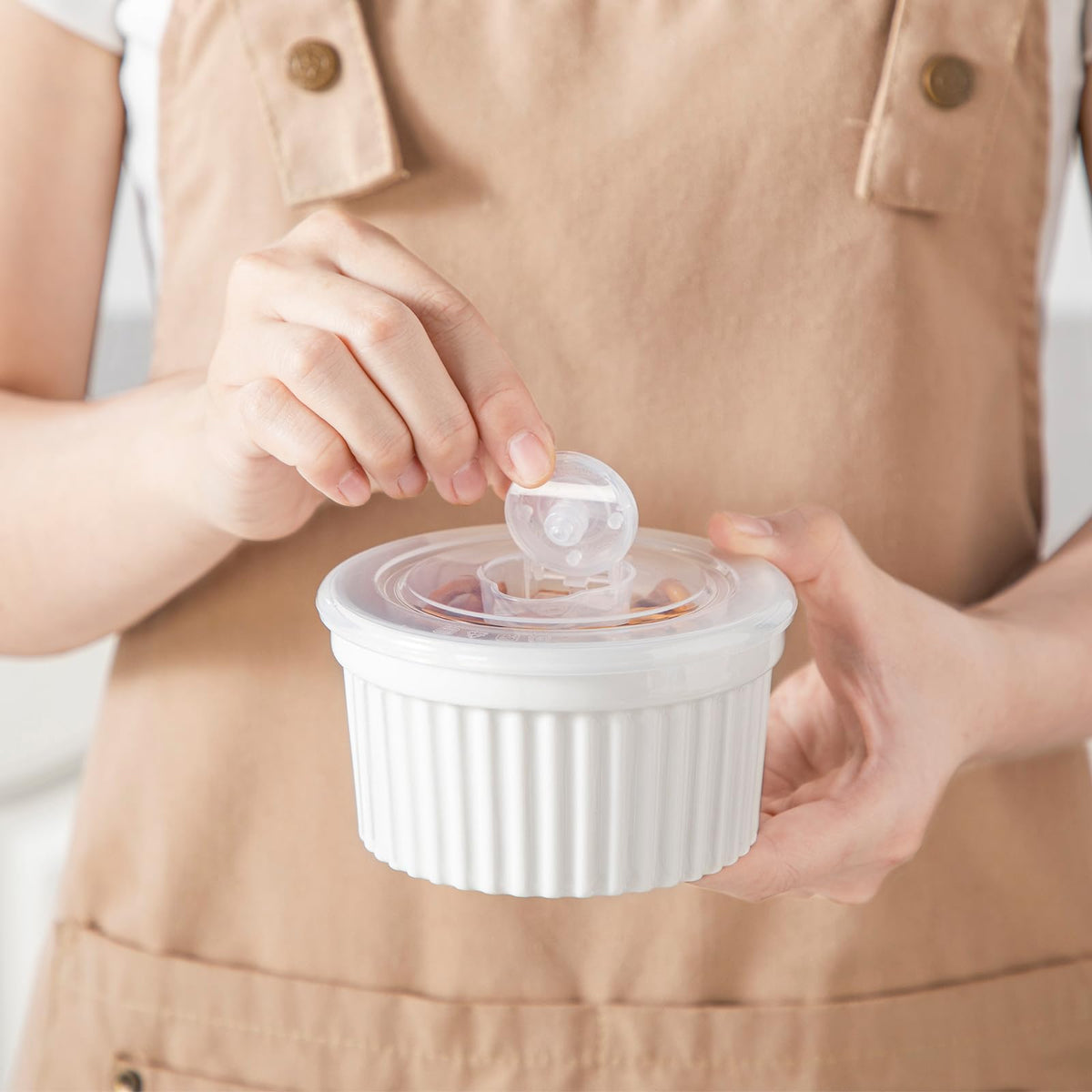 Dishwasher safe Vancasso ramekins for easy cleanup