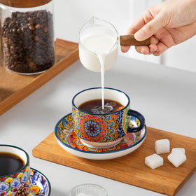 Vancasso ergonomic handle for comfortable sipping