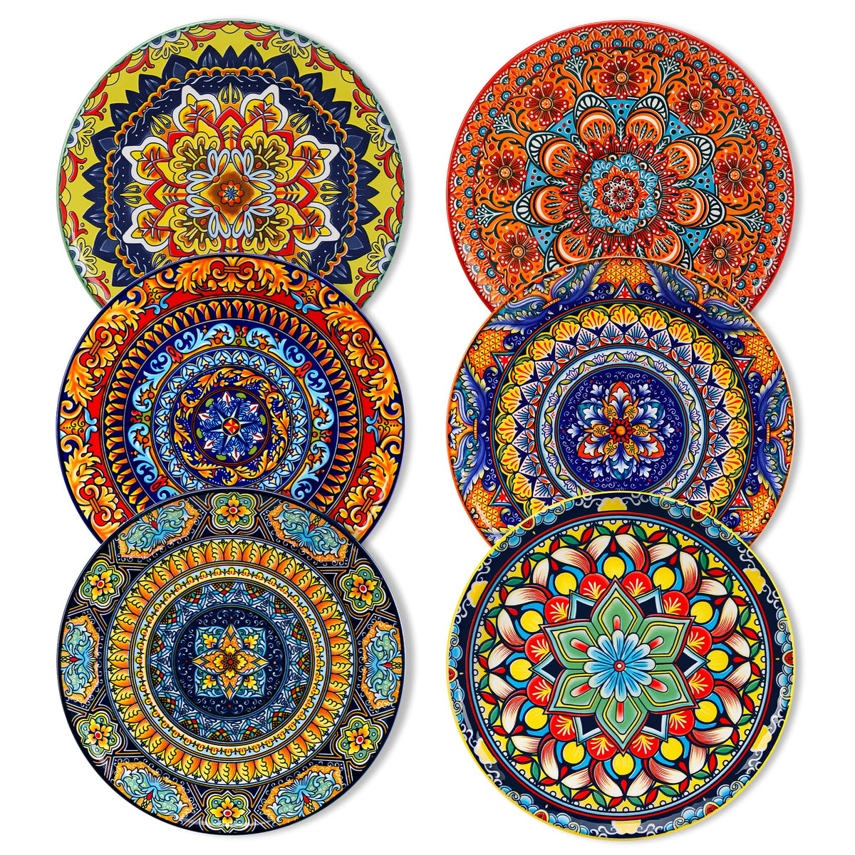 Vancasso KRVI colorful dessert plates for vibrant everyday meals