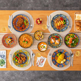Vancasso KRVI dishwasher-safe dinnerware simplifies post-meal cleanup.