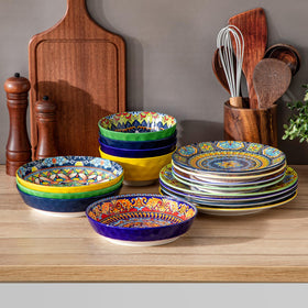 Vancasso KRVI dishwasher-safe sets simplify cleanup after meals and gatherings.