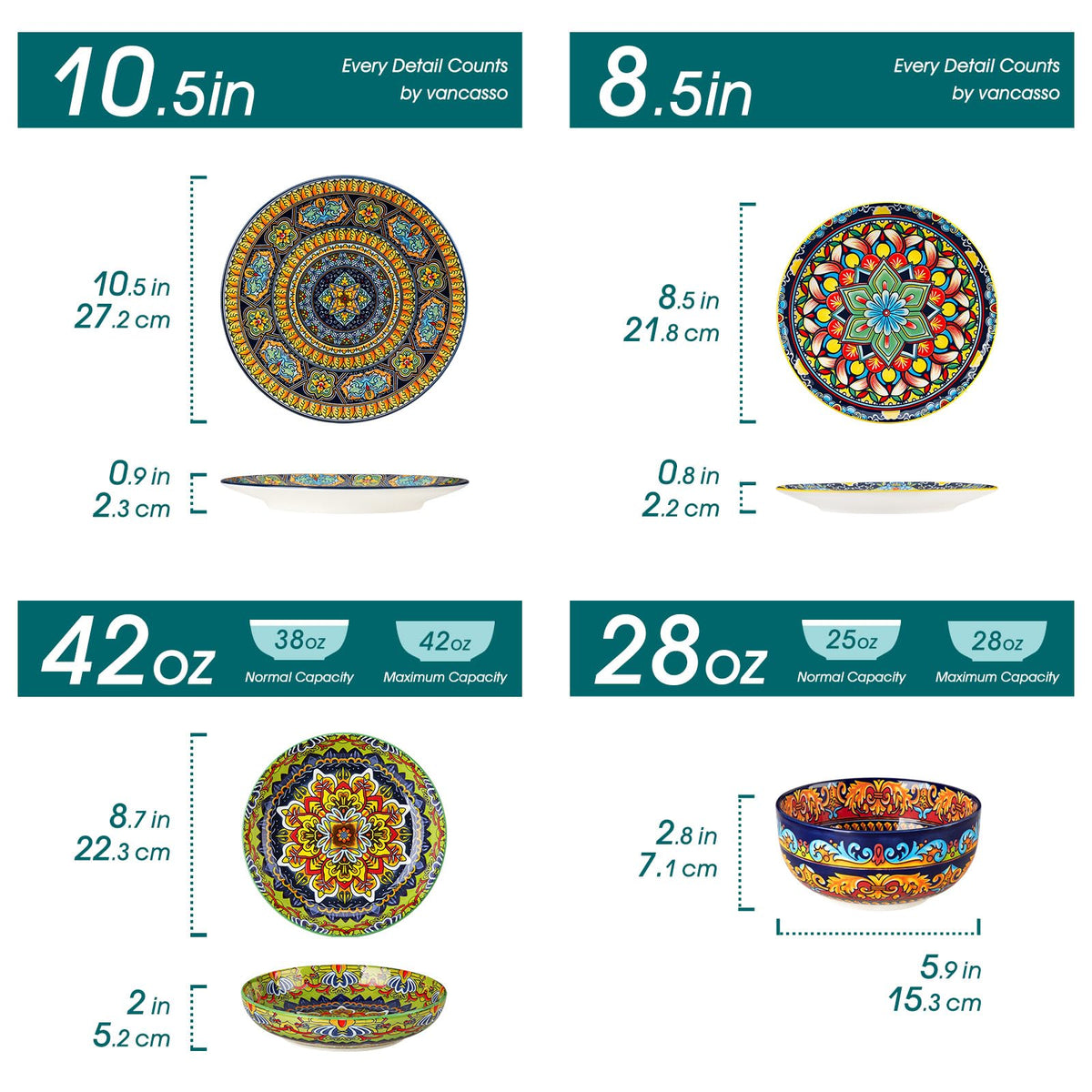Vancasso KRVI floral bowls feature unique designs for entertaining.