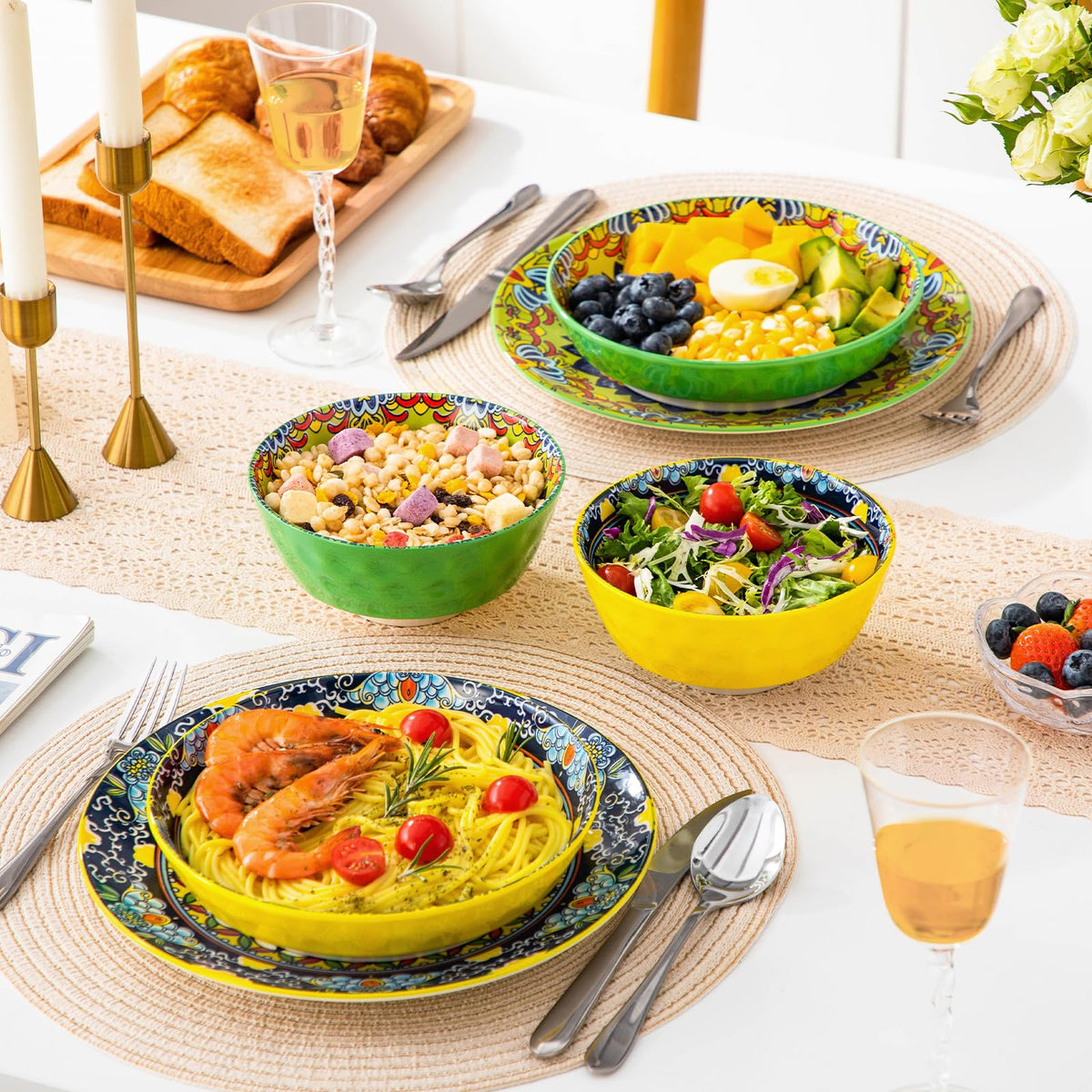 Vancasso KRVI vibrant design makes a thoughtful housewarming gift.