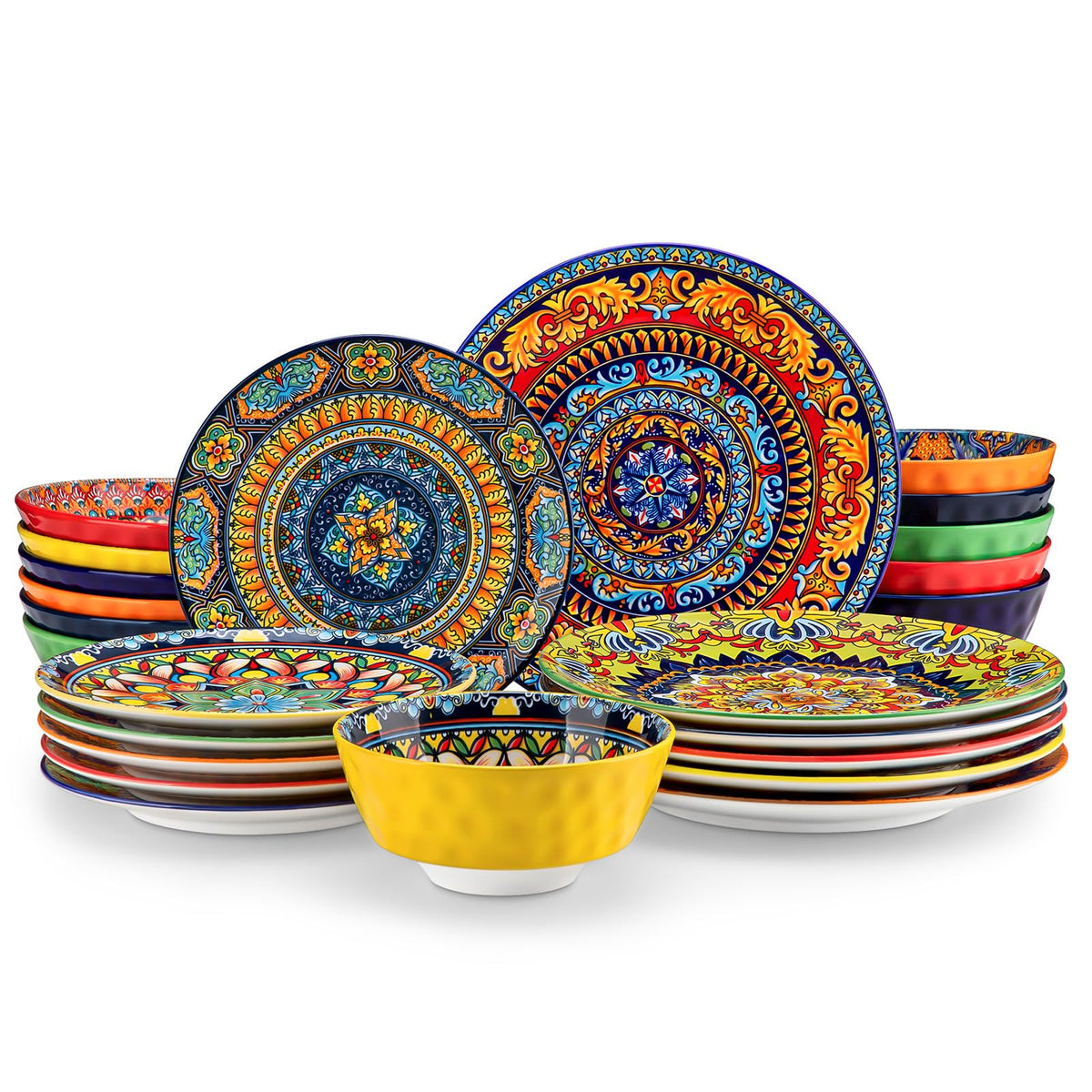 Vancasso KRVI plates variety showcases earthy tones perfect for daily dining.