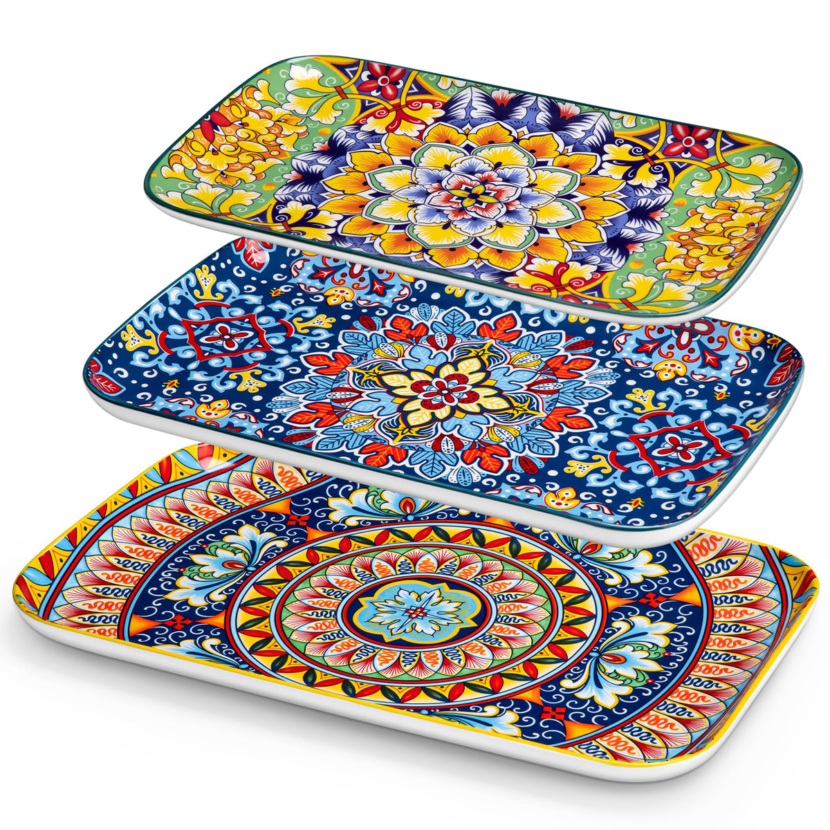 Vancasso 16-inch large rectangular platter for roast meats and family meals.