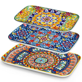 Vancasso 16-inch large rectangular platter for roast meats and family meals.