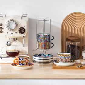 Vancasso microwave and dishwasher-safe cups for everyday use