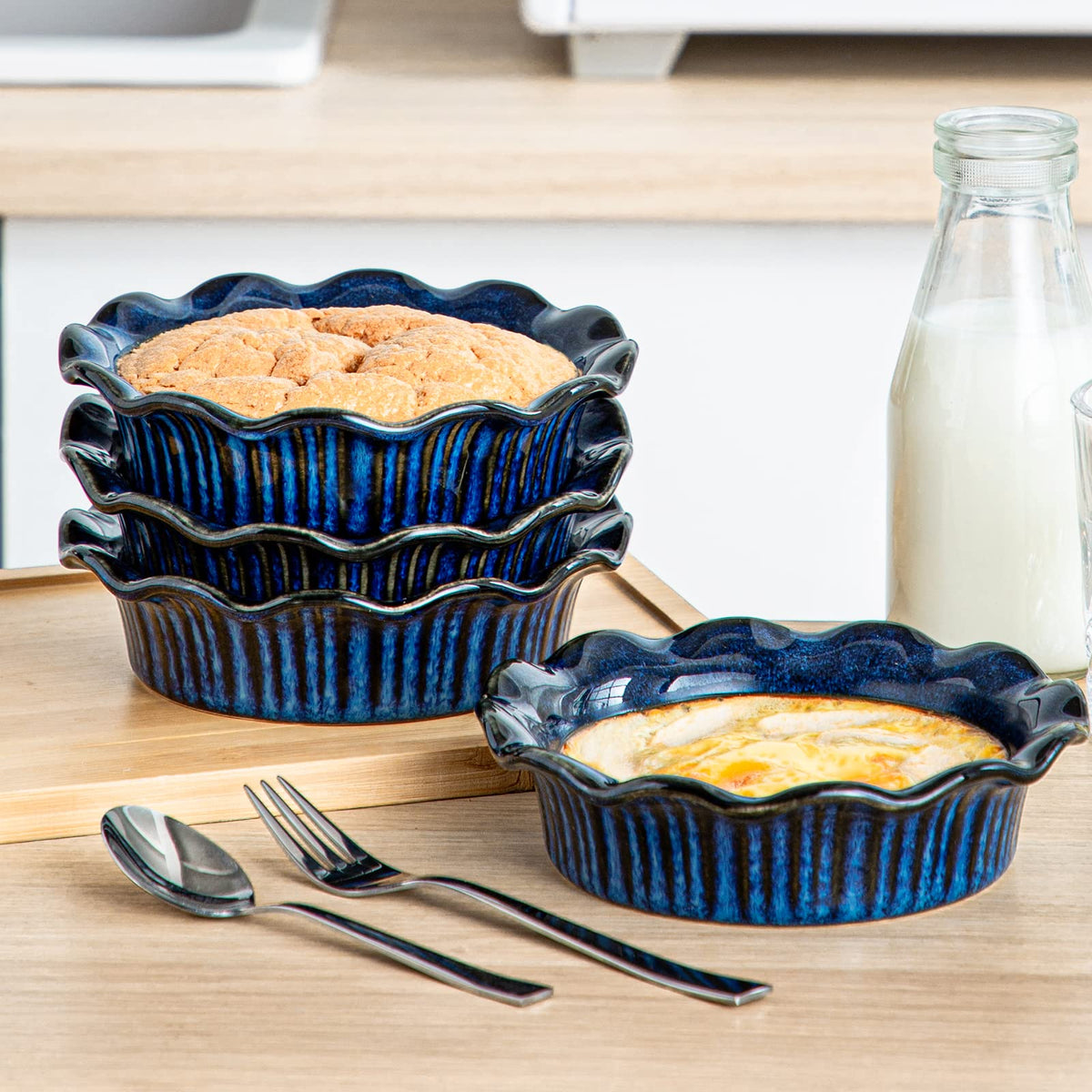 Vancasso 5.2 inch pans suitable for individual desserts or appetizers