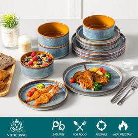 Vancasso Onion 8-inch salad plate suited for sides and lighter meals.