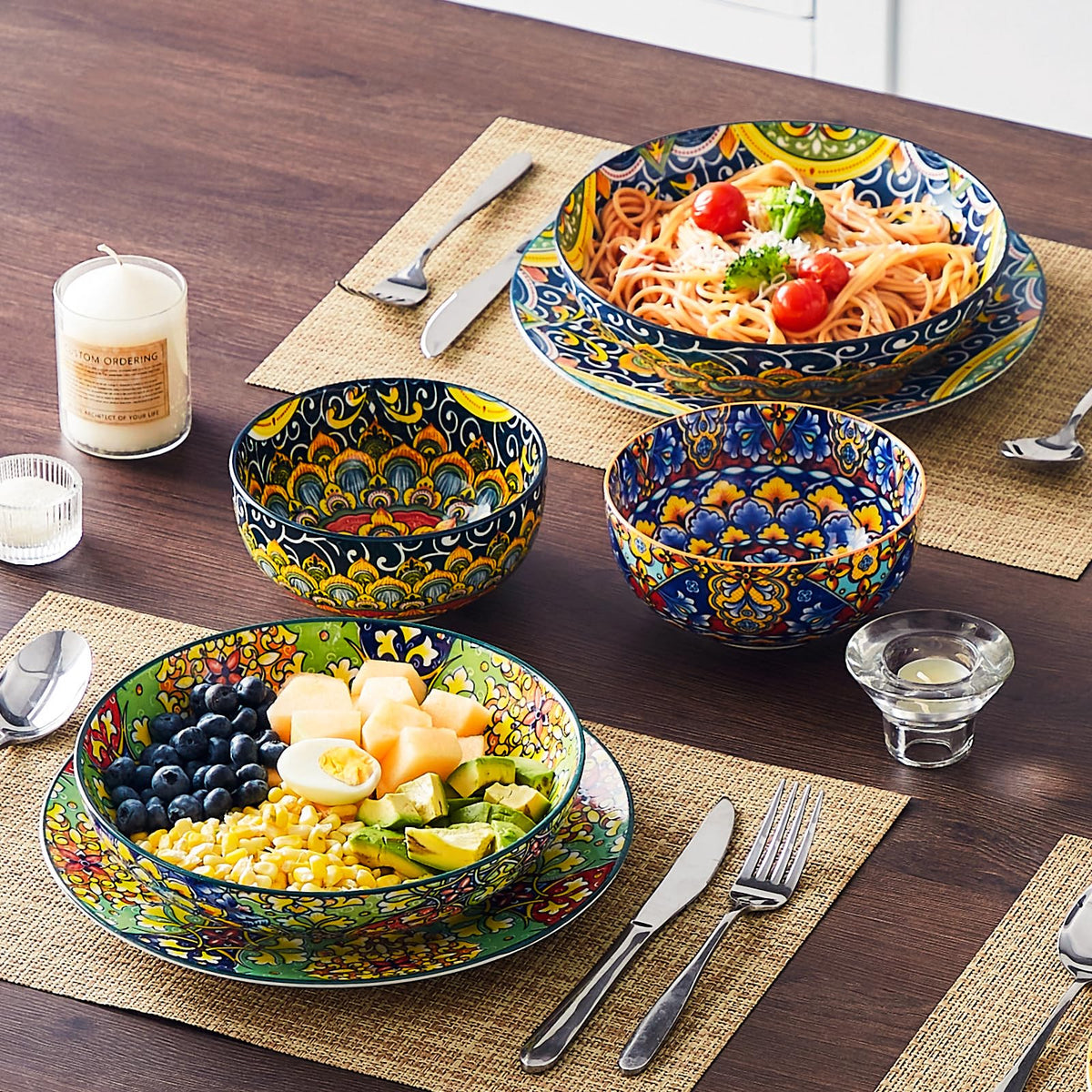 Vancasso pasta bowls easy-clean glaze to simplify maintenance