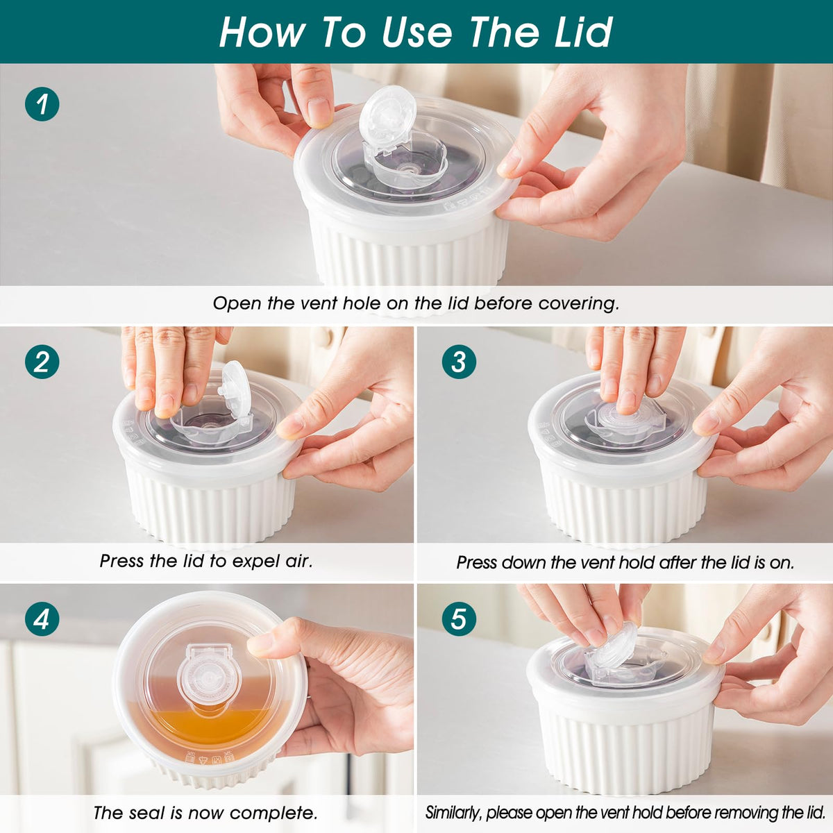 Porcelain pudding cups by Vancasso add elegance to desserts