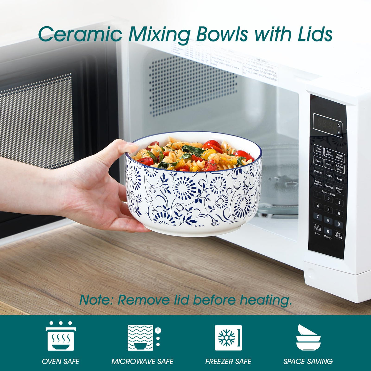 Vancasso SELENE bowls are dishwasher-safe for easy cleanup.