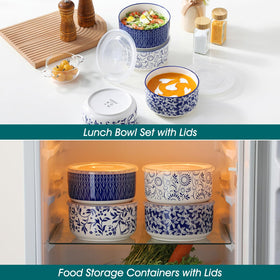 Vancasso SELENE bowls outdoors used for picnics.
