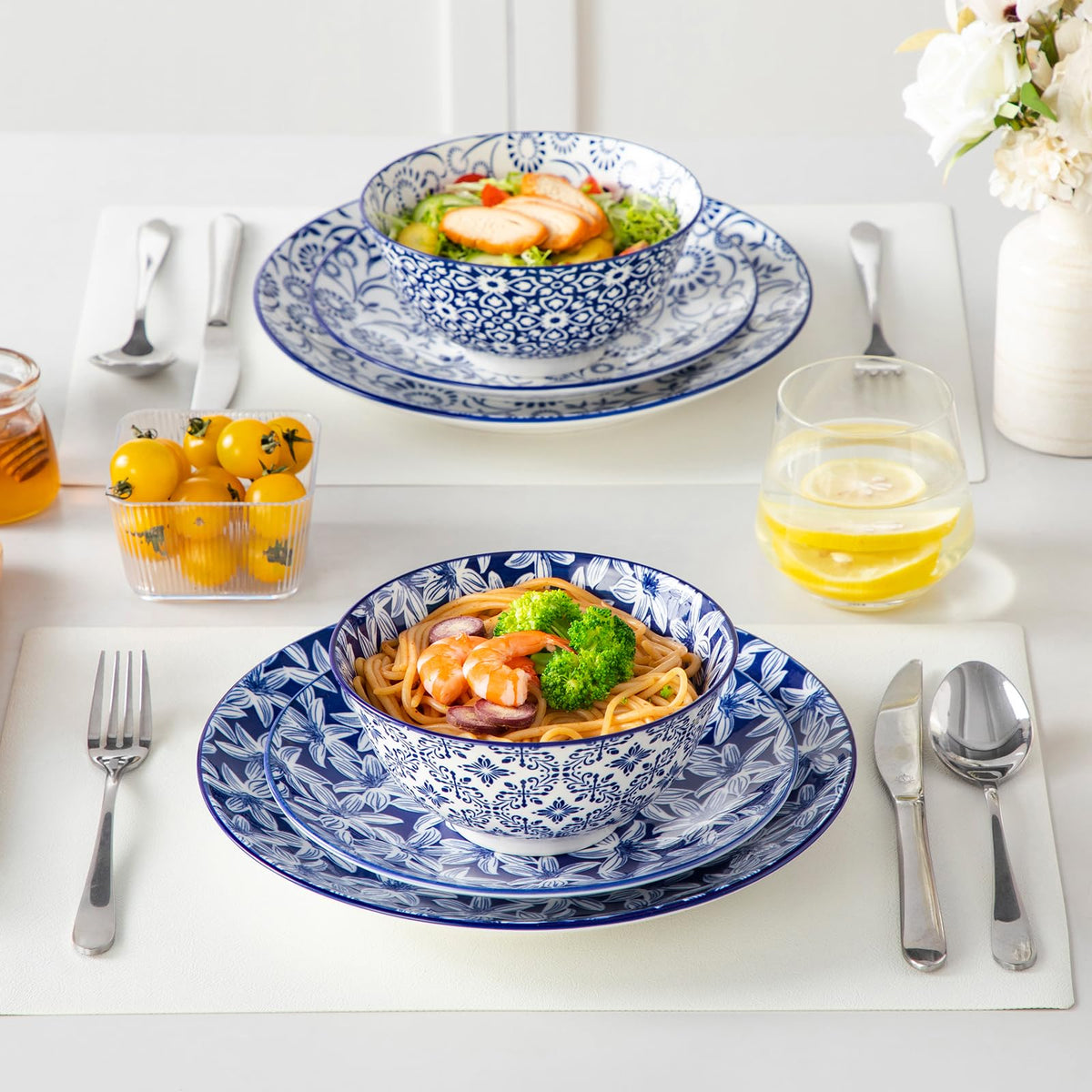 Vancasso Selene cereal bowls ideal for breakfast portions.