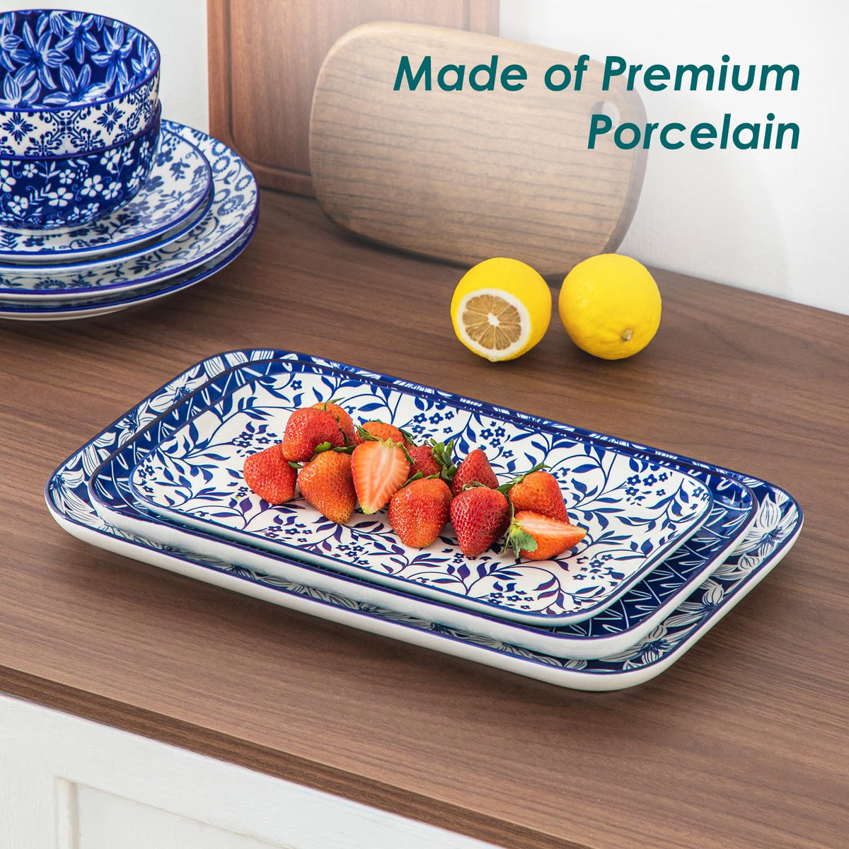 Vancasso Selene charcuterie display tray for artful wine-night arrangements.
