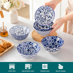 Vancasso Selene dishwasher-safe bowls simplify cleanup.