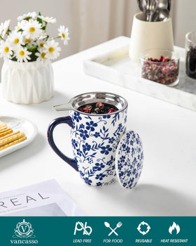 Vancasso Selene dishwasher-safe ceramic mug for easy cleaning