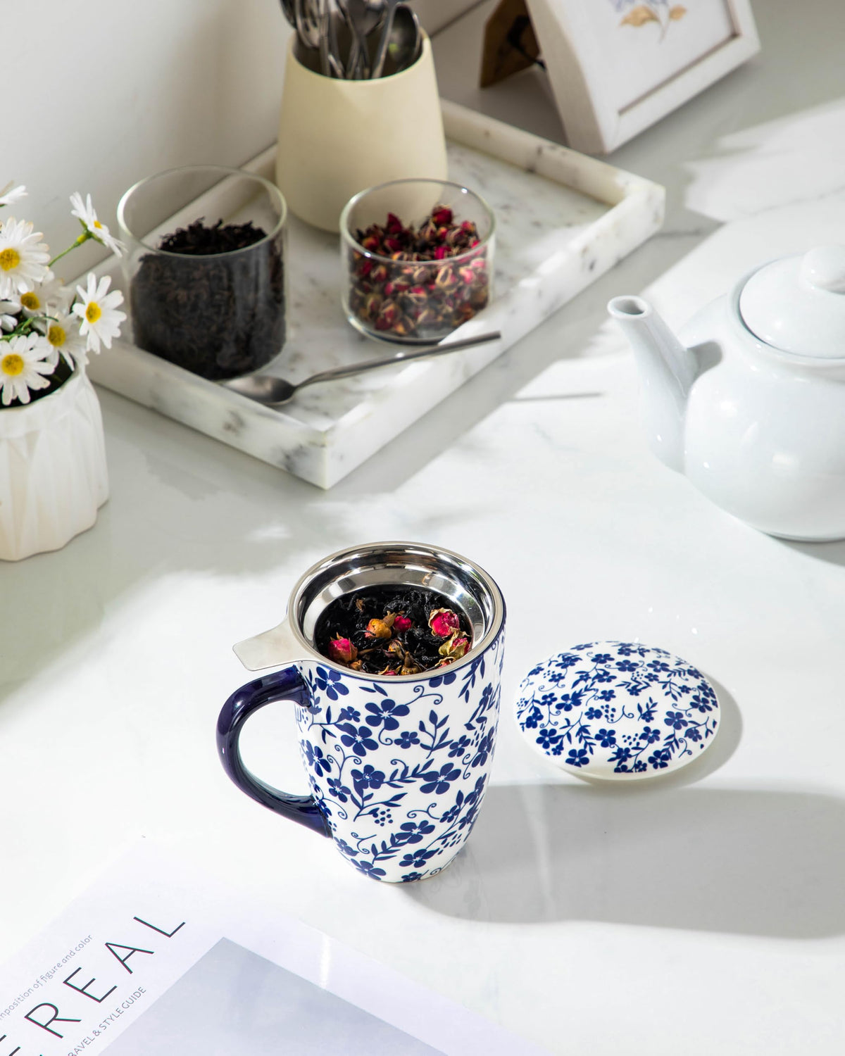 Vancasso Selene gift-ready tea mug for tea lovers