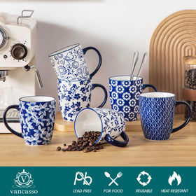 Vancasso Selene microwave and dishwasher safe mug design.