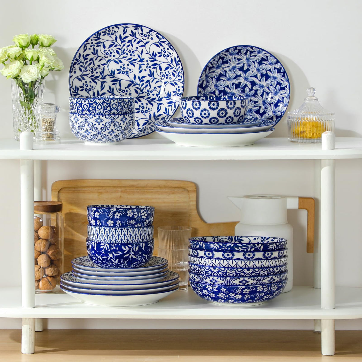 Vancasso Selene nesting design saves cabinet space.