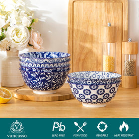 Vancasso Selene stackable bowls save cabinet space.