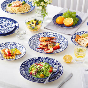 Vancasso Selene stackable plate saves cabinet space and simplifies storage