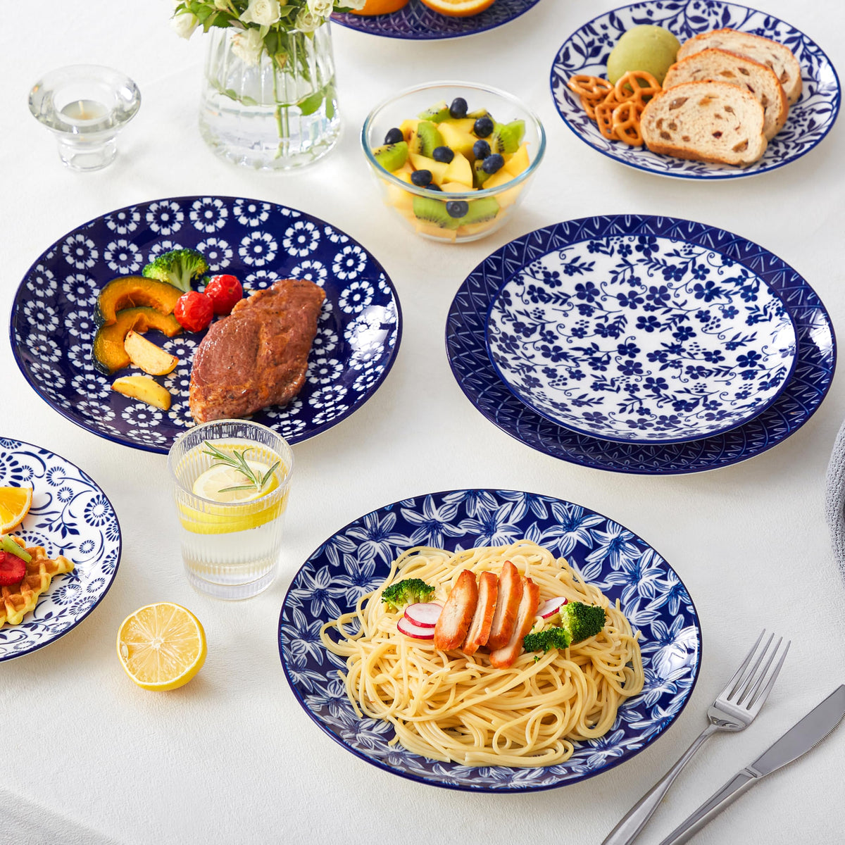 Vancasso Selene vintage-inspired six-piece set for gifts and entertaining
