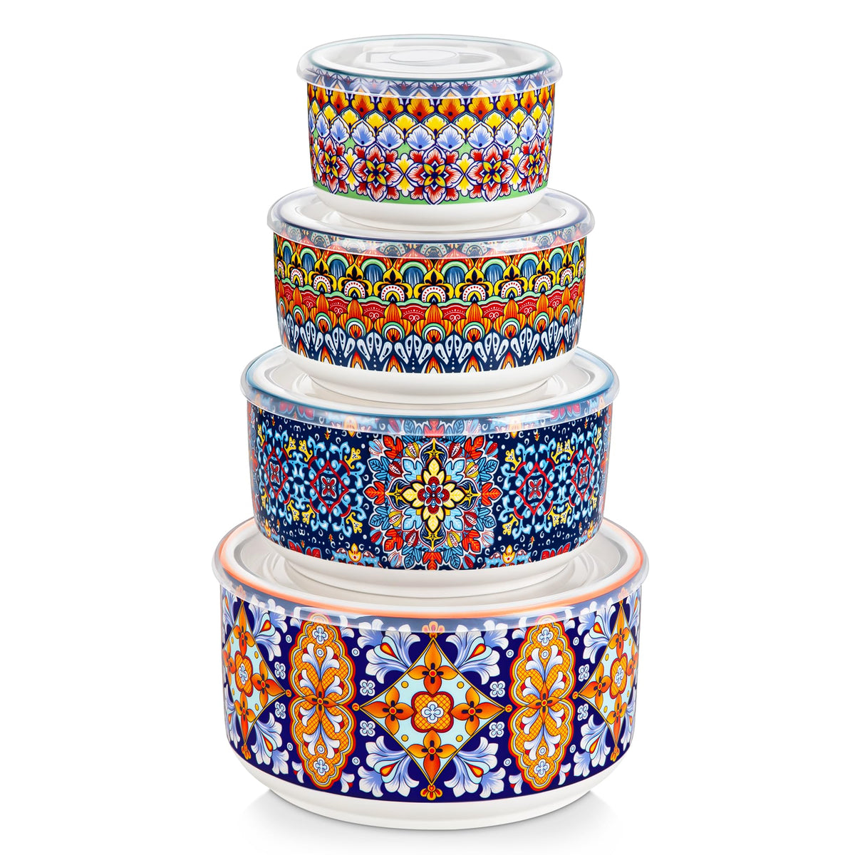 Vancasso SIMI 60oz bowl with lid for fresh storage and prep.