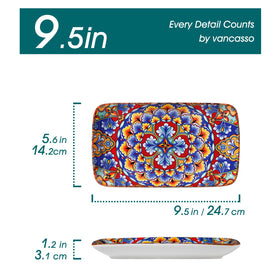 Vancasso Simi bohemian floral pattern adds color to meals and entertaining.