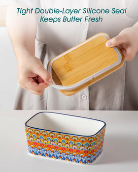 Vancasso SIMI bohemian pattern design adds color to your counter.
