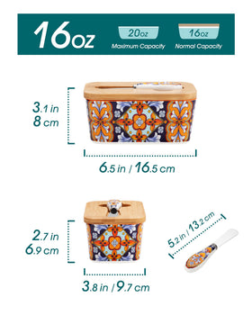 Vancasso SIMI butter knife stored in lid groove for convenient slicing.