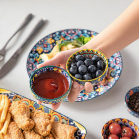Vancasso SIMI microwave-safe bowls ready for quick dips and warm sauces.
