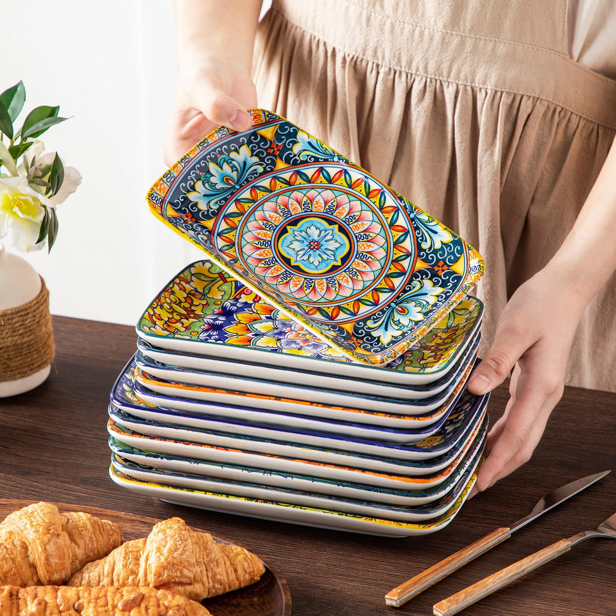 Vancasso Simi microwave-safe for quick reheating and serving.