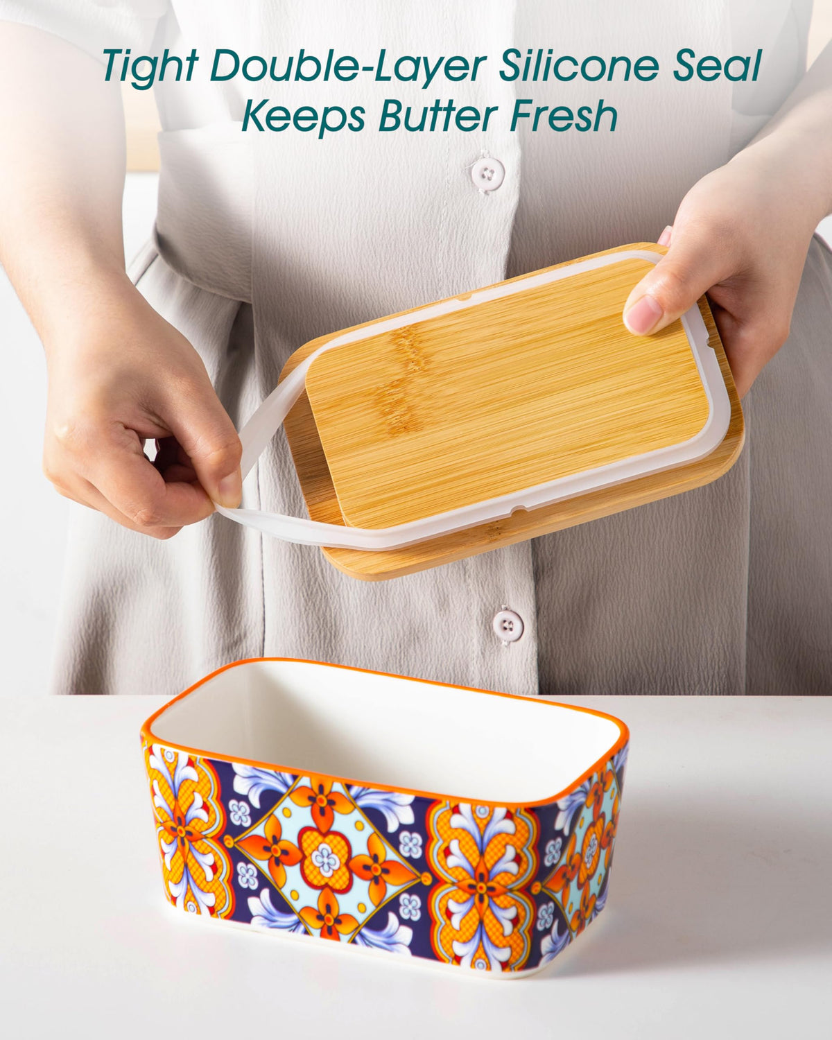 Vancasso SIMI 6.5-inch size fits standard sticks of butter.