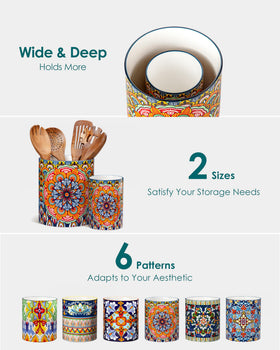 Vancasso SIMI decorative storage enhances tidy countertops with style.