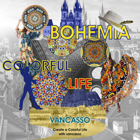 Vancasso Simi wall display boho plates add decorative charm